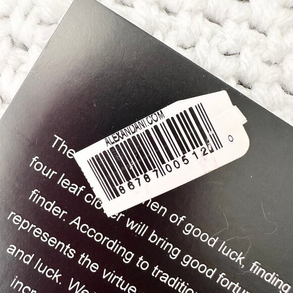 Alex and Ani Lucky Clover Brass Gold Charm Bracelet New in Box - Picture 3 of 4